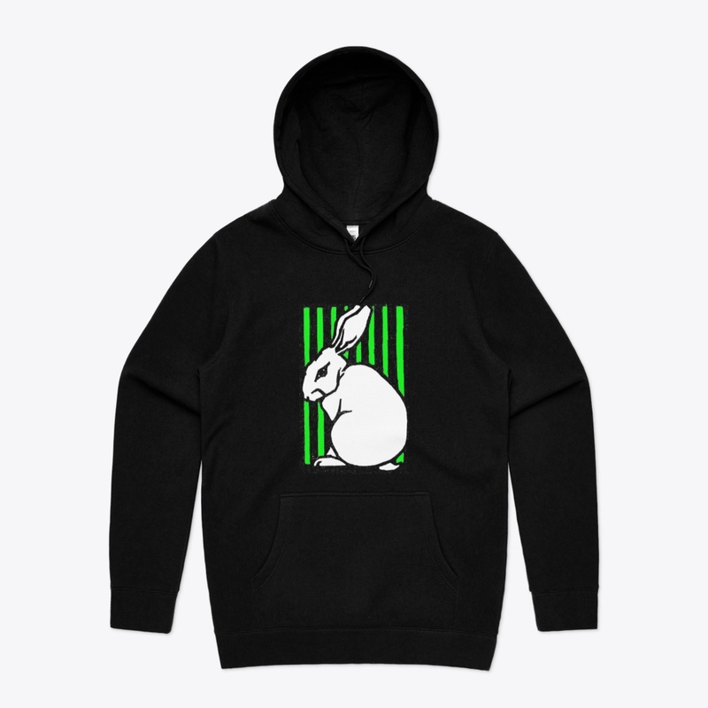 Mean Bunny Neon Green