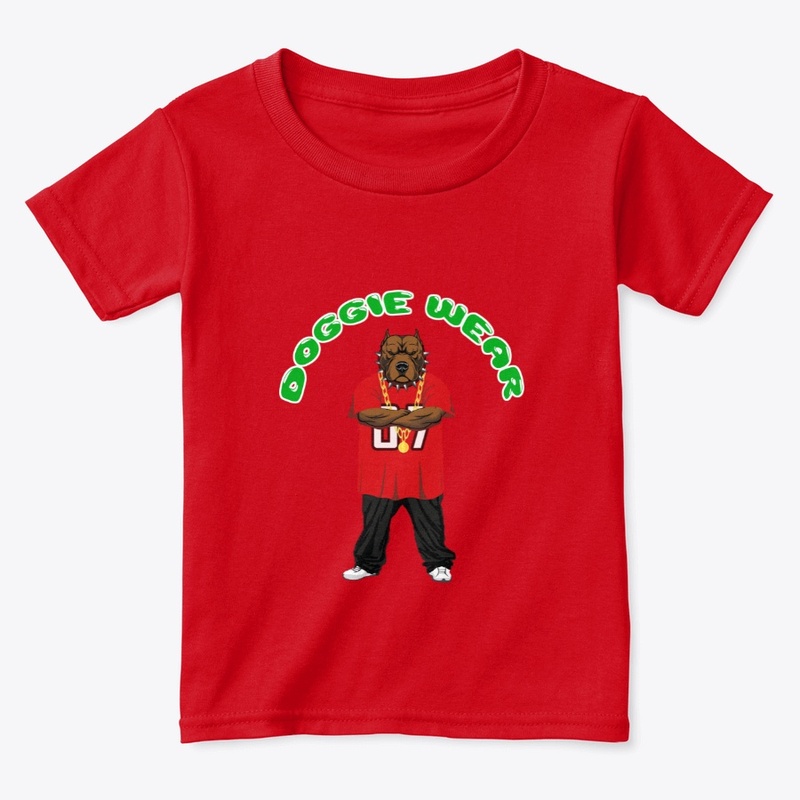 DOGGIE WEAR: Logo Brand (Green Ink)