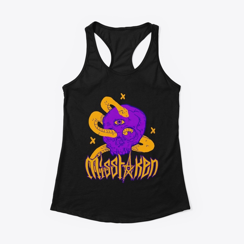 Misstaken Purple/Orange Snake & Skull