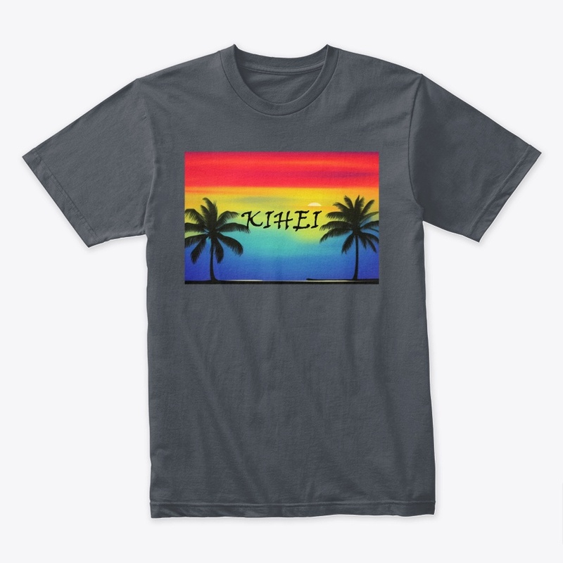 Colorful Tee with Kihei Design