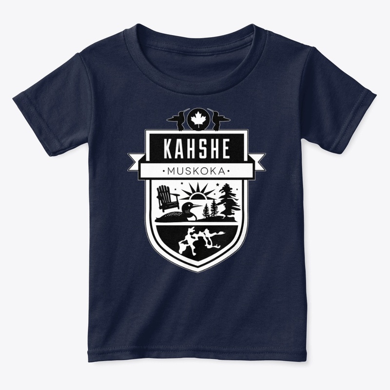 Kahshe Crest - White and Black