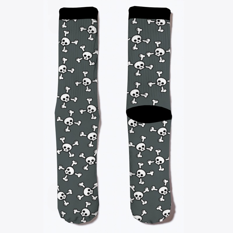 skull head socks