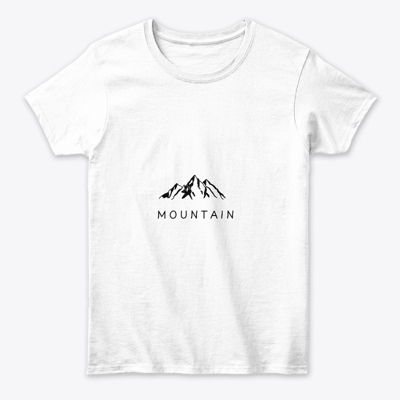 Mountain printed hoodie 
