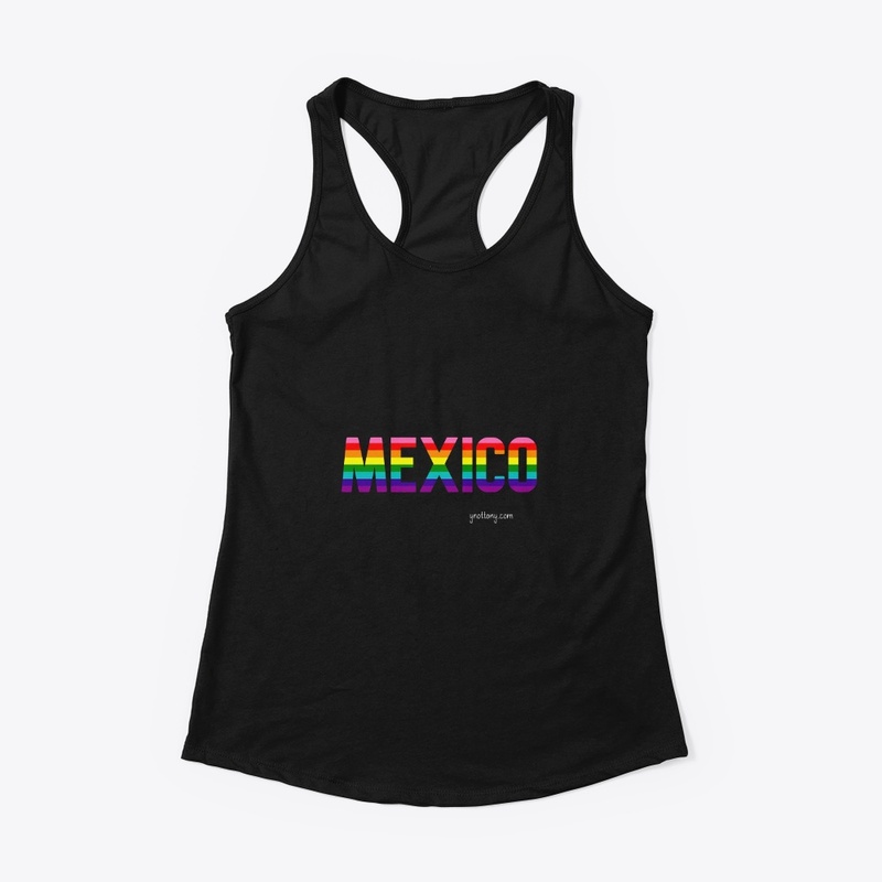 Mexico Pride Rainbow Flag Apparel