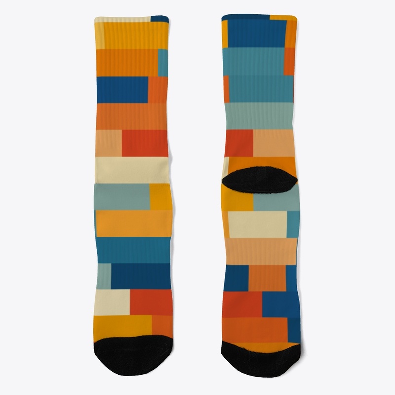 Colorful Retro Colored Bricks