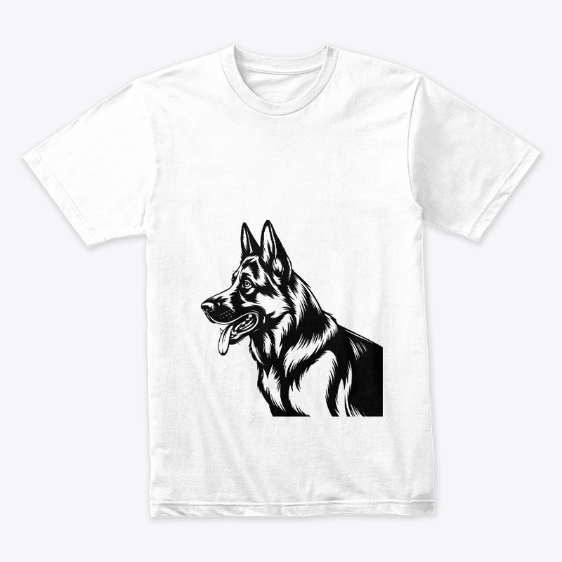 Bold German Shepherd Dog