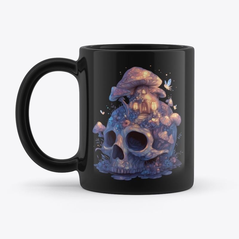 Cute Skull Fairy Cottage