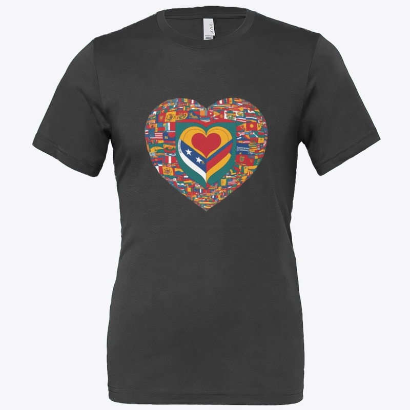 Heart of Nations t-shirt design 