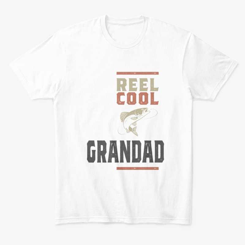 Mens Reel Cool Grandad Tee Fishing