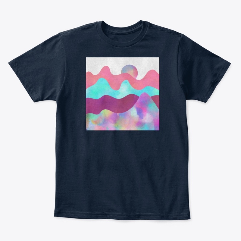 Magic Rainbow Sunset Landscape