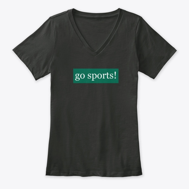 Go Sports Written in White on Green