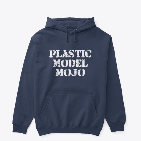 Dark Hoodie Navy T-Shirt Front