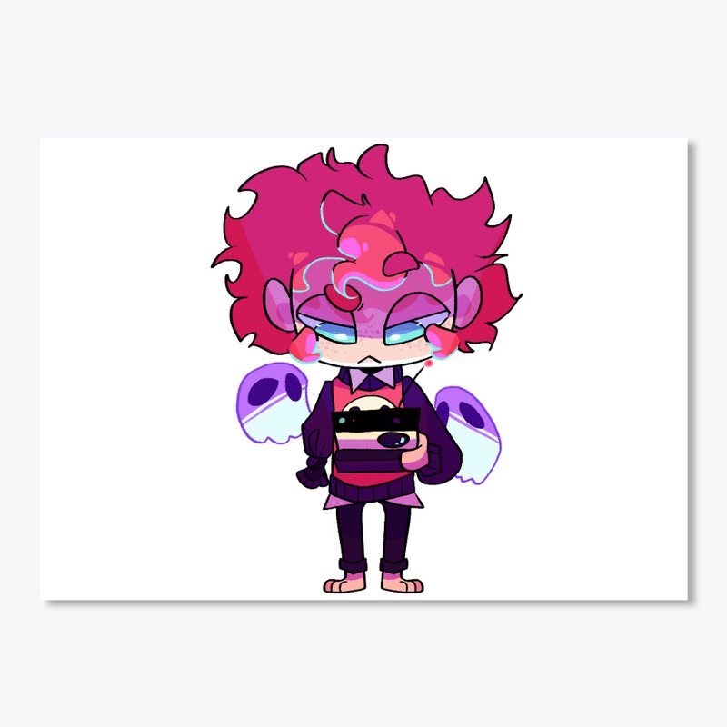 Ghost Club Chibi Brandon Sticker