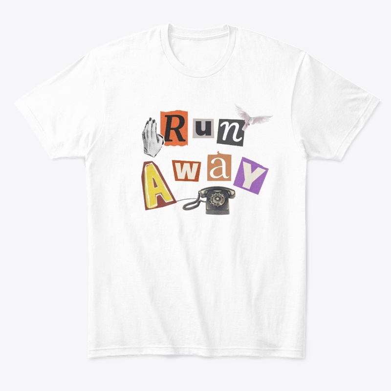 Run Away – Streetwear Typography Tee
