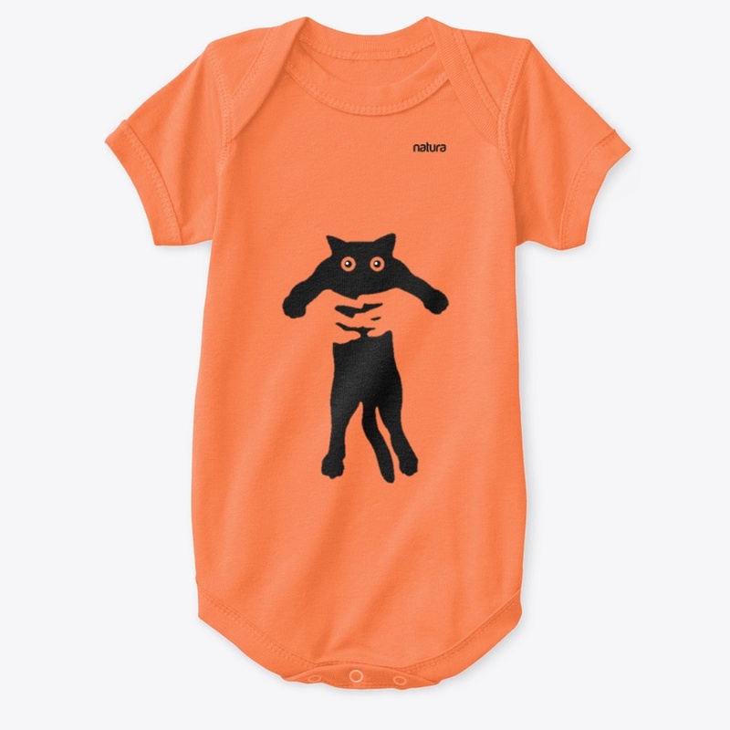 Baby Premium Onesie - holding cat