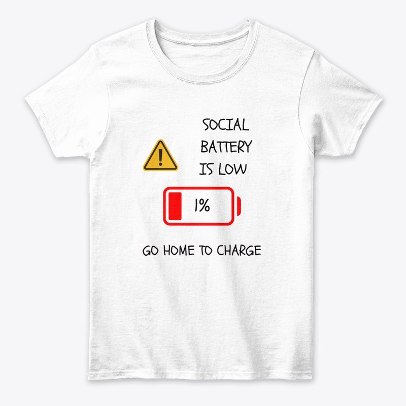 Social Battery Low - Meme Recharge Tee
