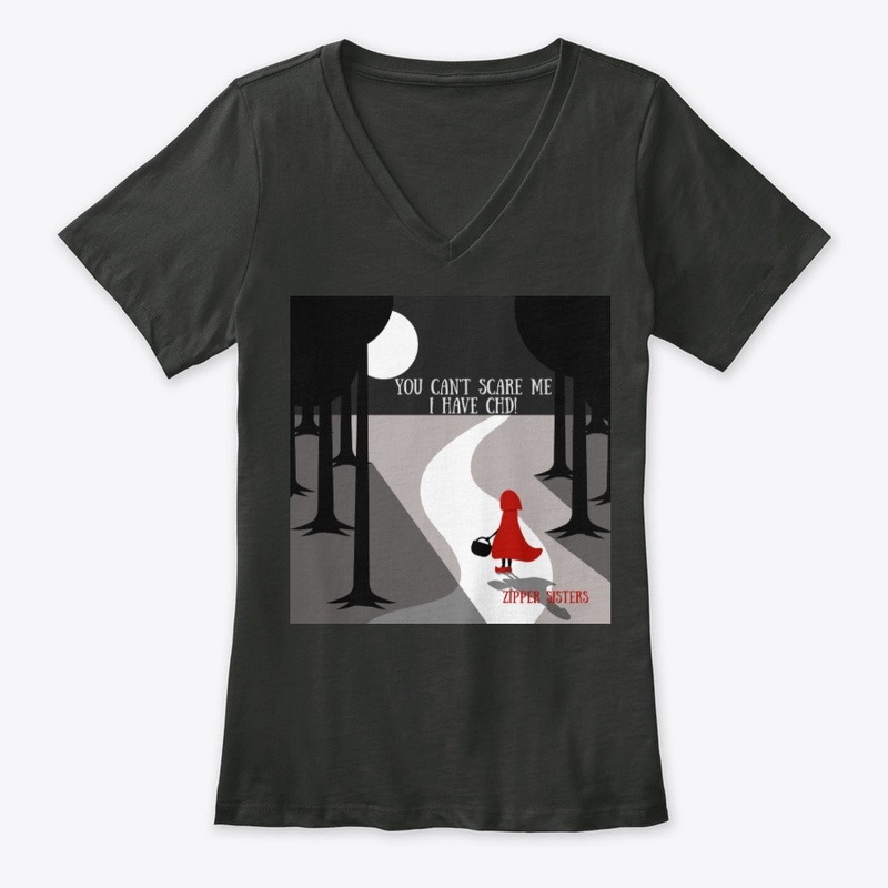 Little Red Riding Hood v-neck tee