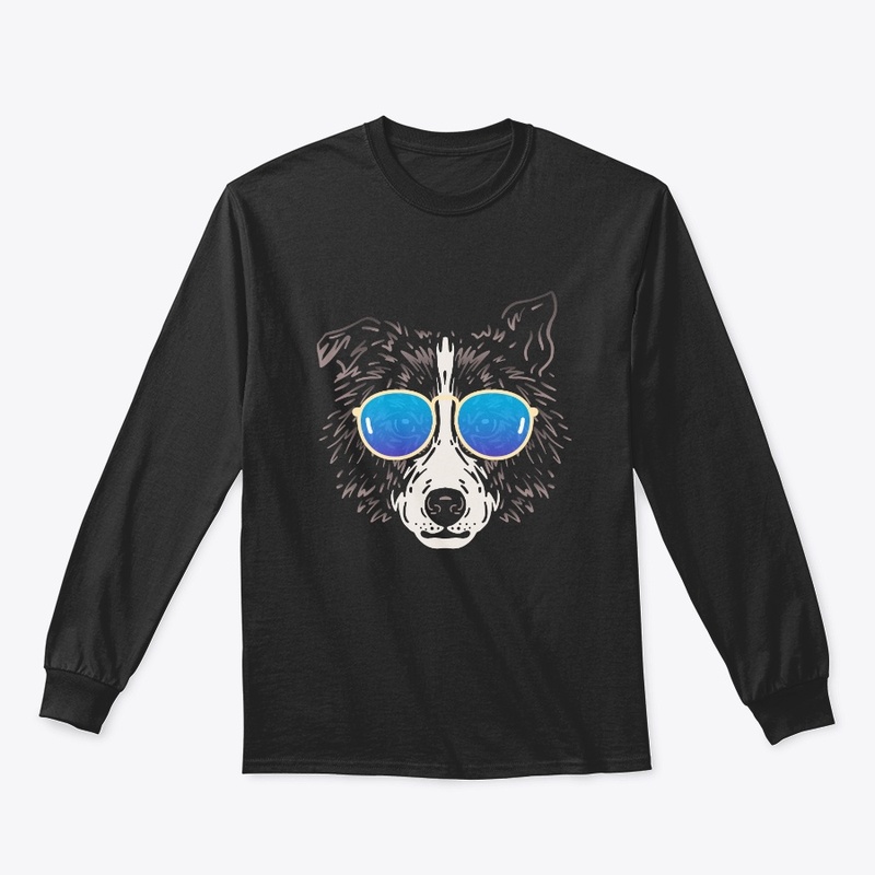 Cute Dog in Sunglasses (Colored+sg09)