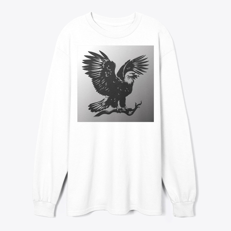 Eagle art Crewneck Motivation T-Shirt