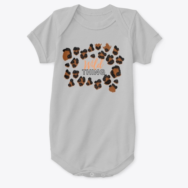 Wild Thing Cheetah Print Onesie