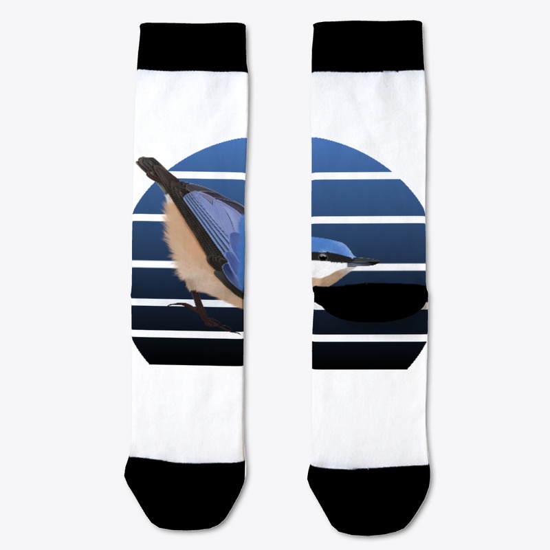 jz.birds Nuthatch Bird Animal Art