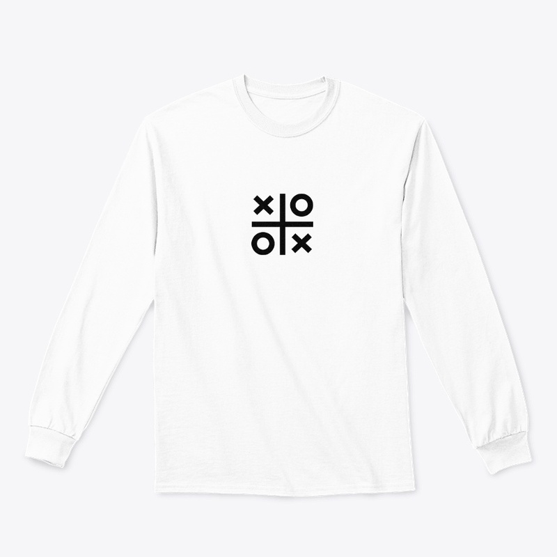 tic tac toe printed topwear