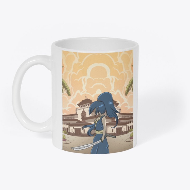 Anime Warrior Tee - Bold Village Graphic