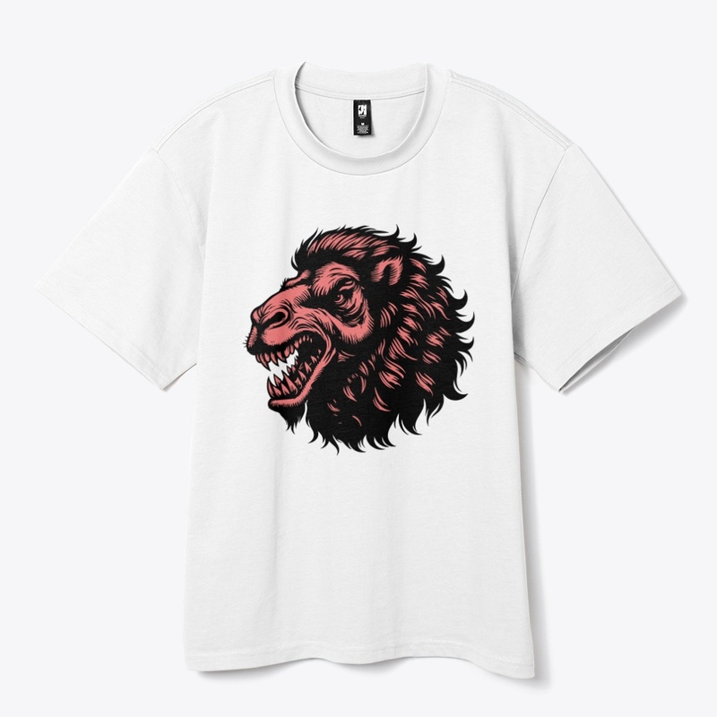 Fierce Angry Camel Art