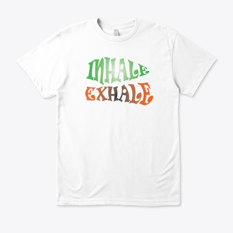 NEW INHALE EXHALE T-SHIRTS