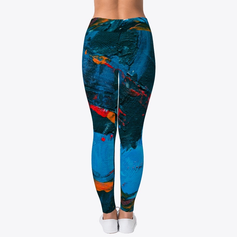 Oceanic Sunset Abstract Design