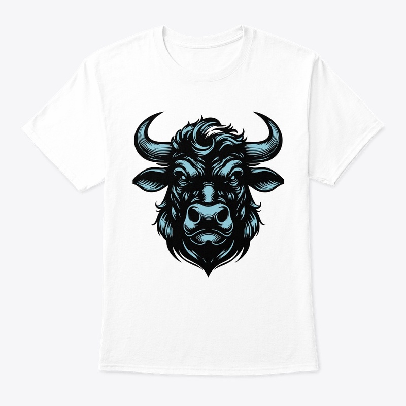 Striking Angry Cow Graphic