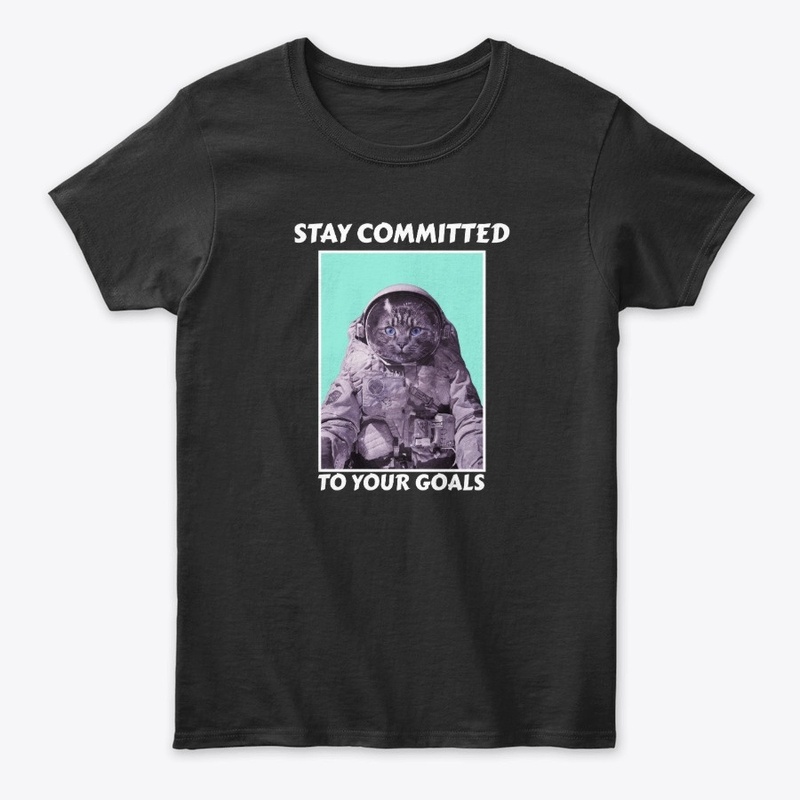 Motivational stay commited tee