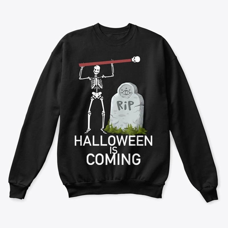 rip skeleton happy halloween day