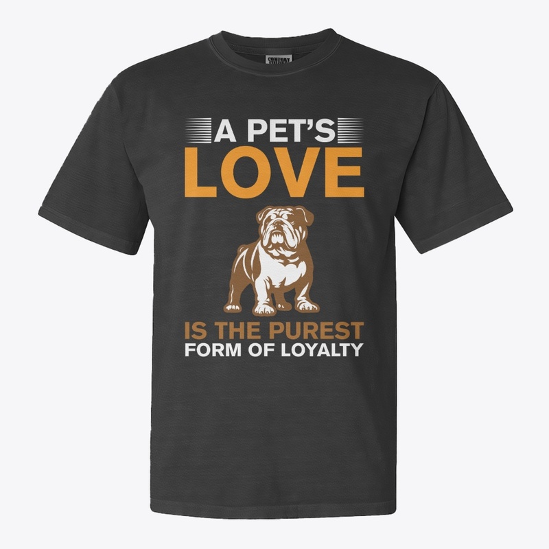 A pet’s love t shirt 
