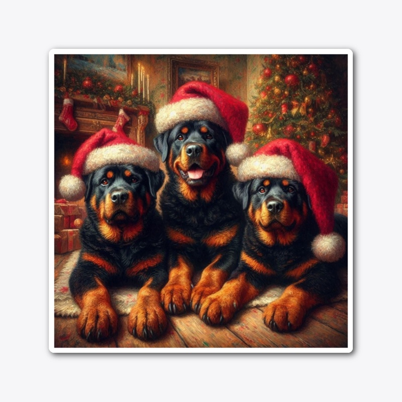 Rottweilers Christmas 