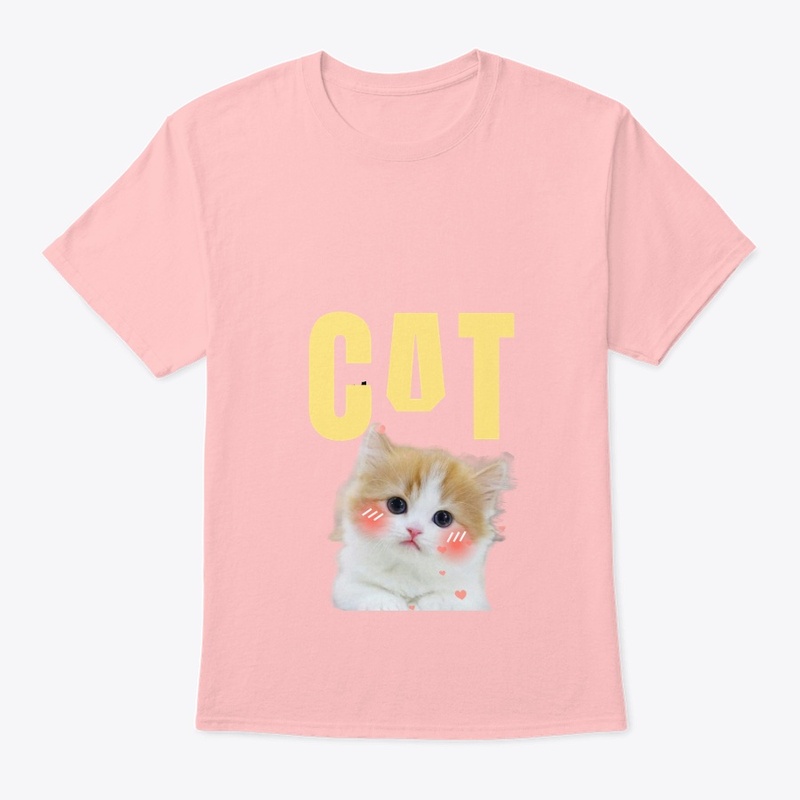 Trendy 'CAT' T-Shirt with Cat Graphic"