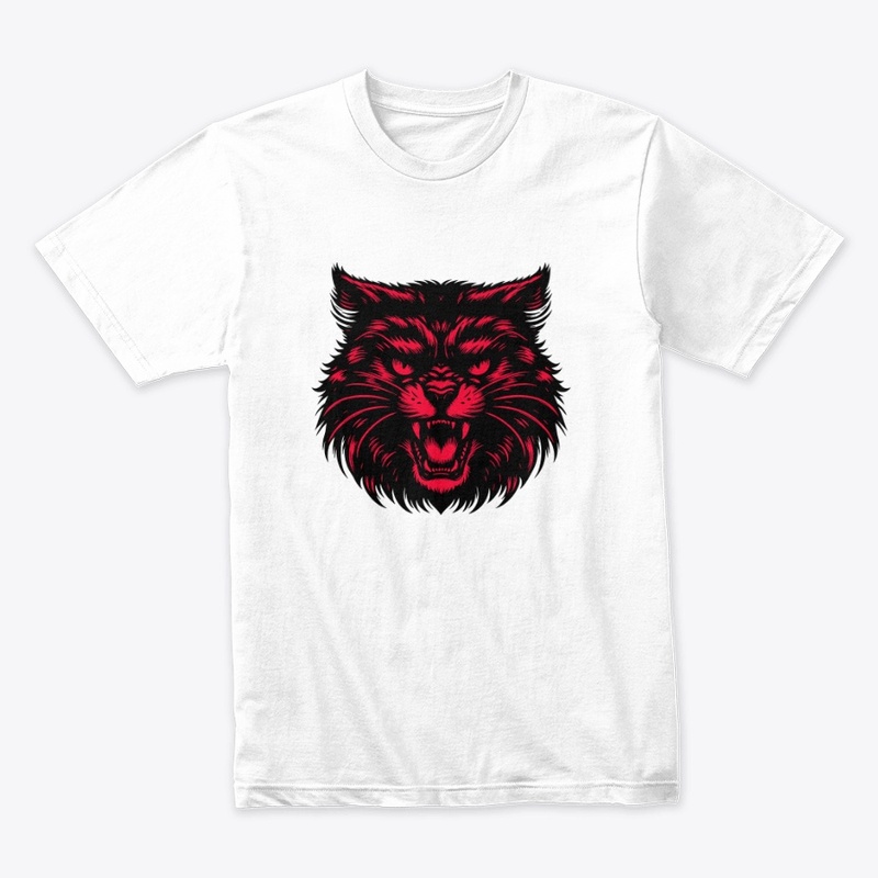 Fierce Angry Cat Artwork