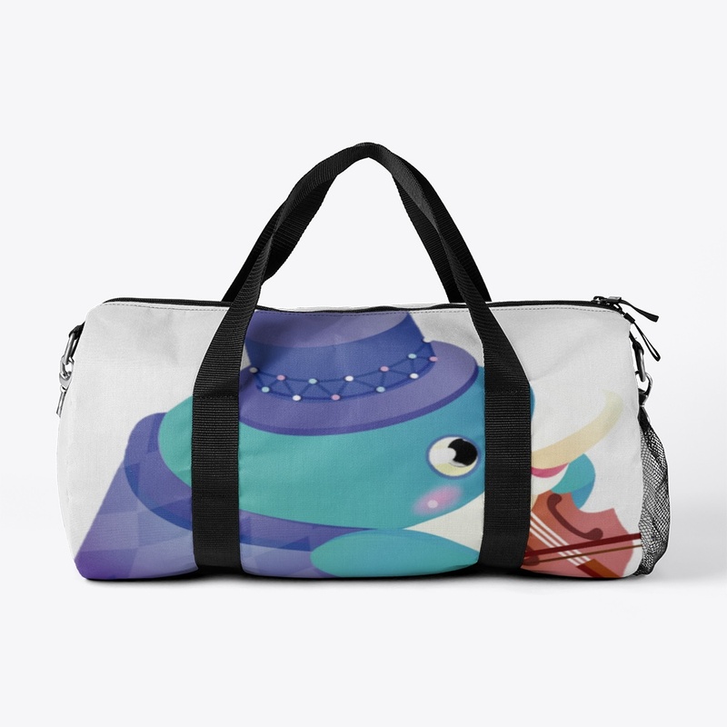 Cartoon dolphins with a summer vibe