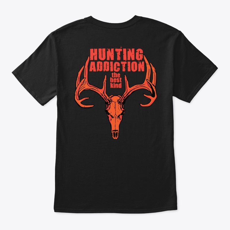 Deer Hunting Addiction Orange