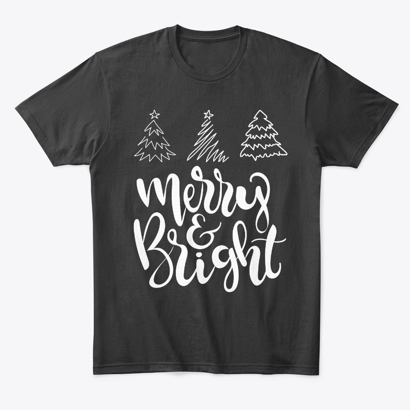 Merry  Bright Christmas Trees Sweatshirt