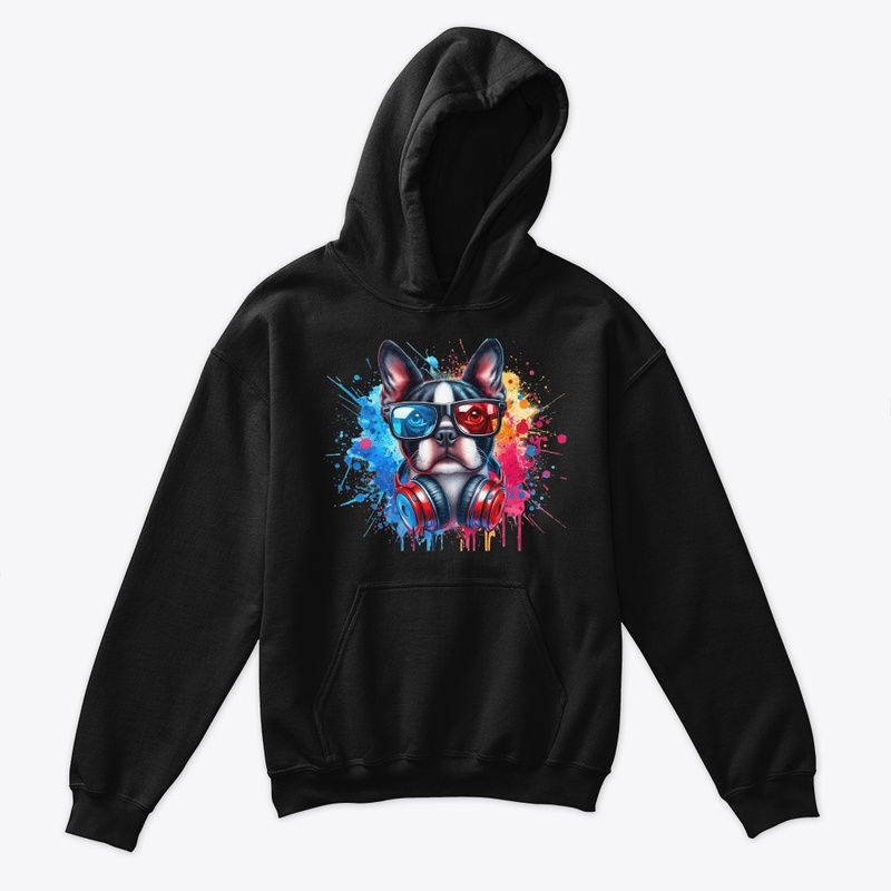 3D Boston Terrier 3