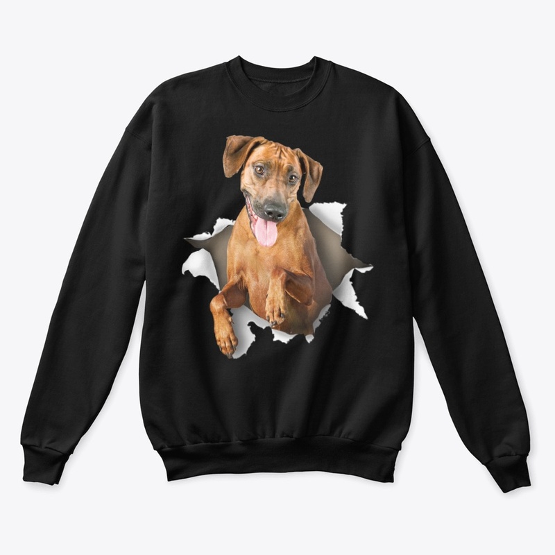 Rhodesian Ridgeback Torn Paper