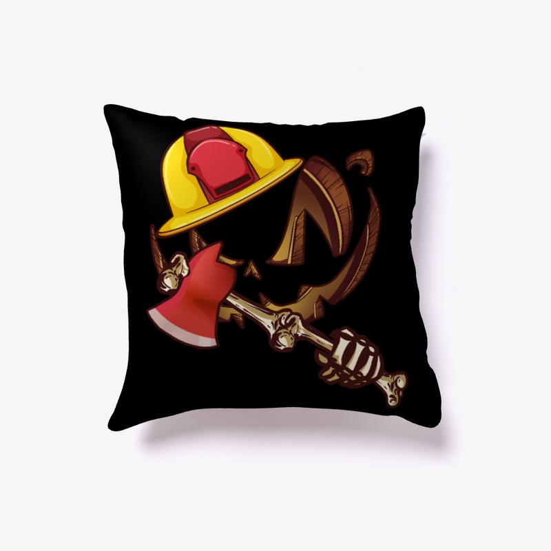 Scary Halloween Firefighter Face