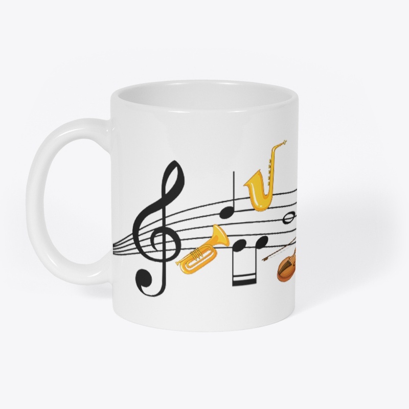 Musical instruments t-shart.