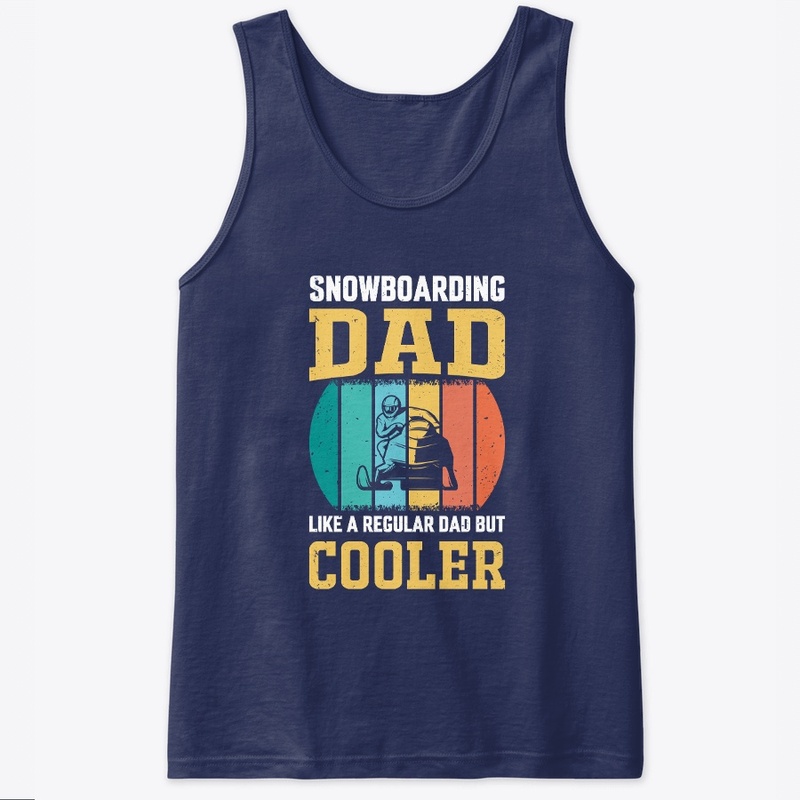 Snowboarding Dad Like A Regular Dad Tee