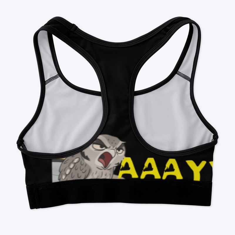 Fierce Owl Yell Sports Bra