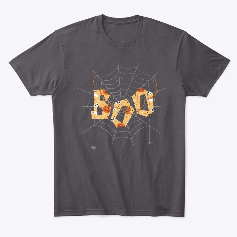 Spider Web Boo Halloween Shirt