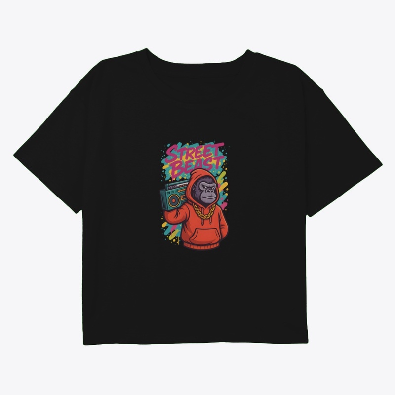 Street Beast Gorilla Hoodie Tee