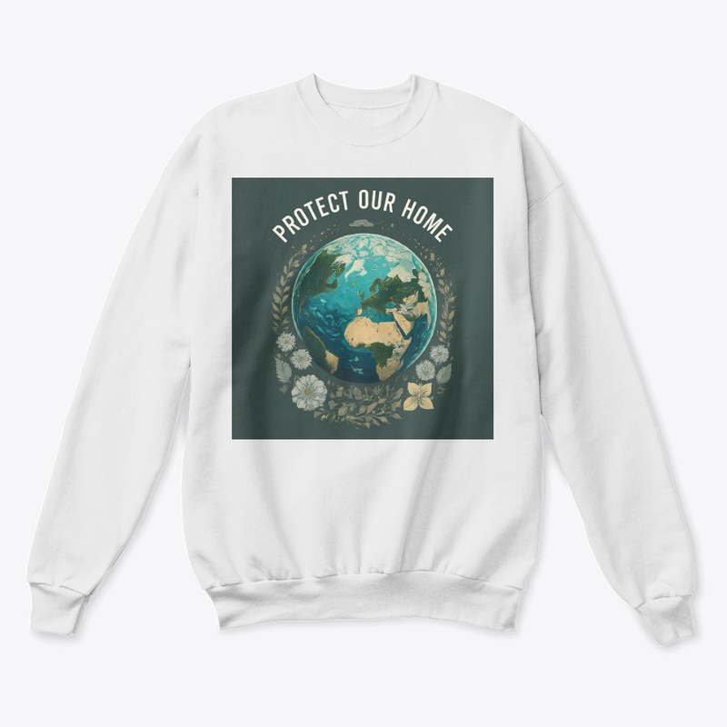 Environmental Message with Planet Earth