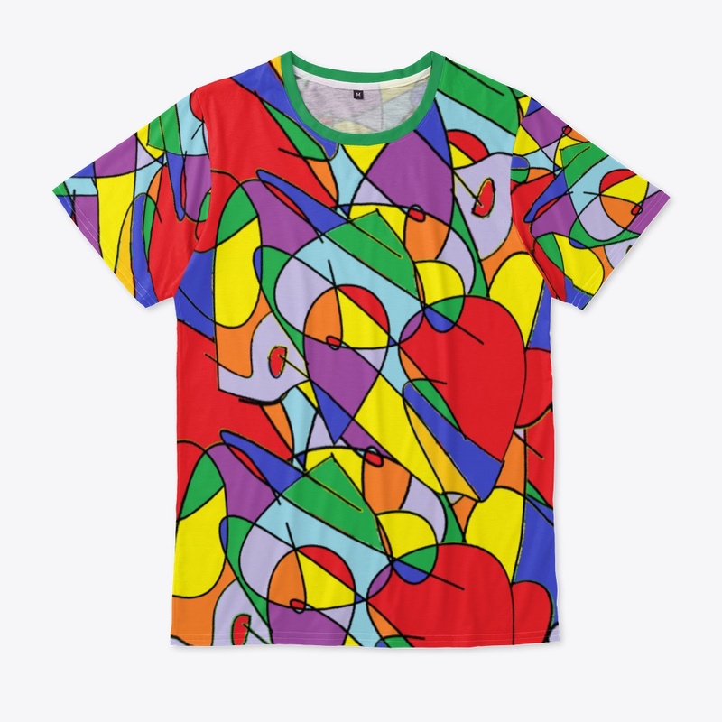 Just Fun, Bright Colors and Swirls